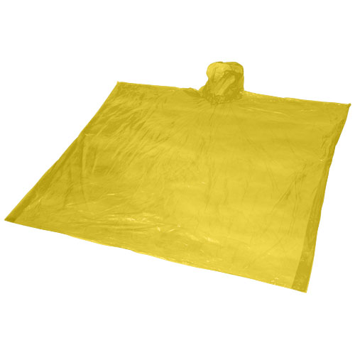 Poncho jetable pour la pluie avec pochette de rangement Ziva
