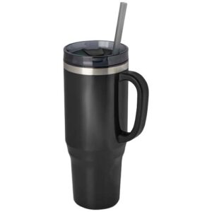 Mug isotherme Melbourne 1200 ml certifié RCS avec paille