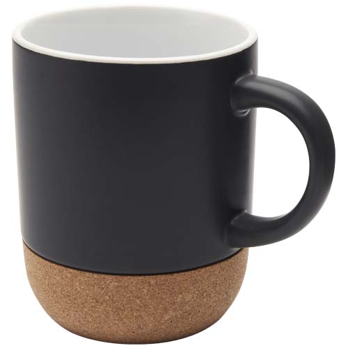 Mug Billie en céramique de 300 ml avec détails en liège et finition matte