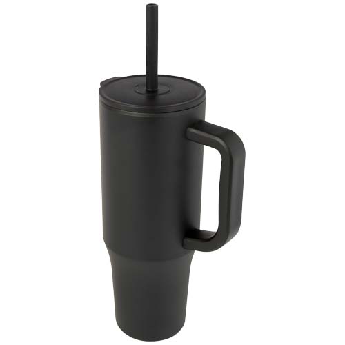 Gobelet isotherme Brady 900 ml certifié RCS avec paille en silicone