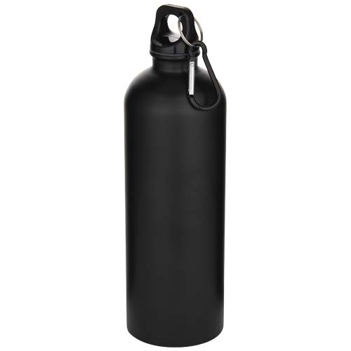 Bouteille d’eau Oregon de 750 ml en acier inoxydable à simple paroi certifiée RCS, recyclé mat avec mousqueton