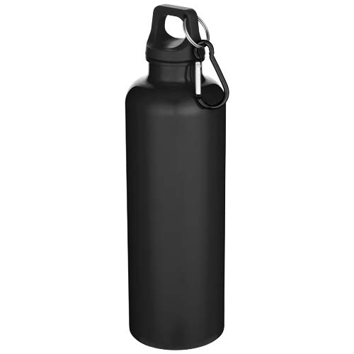 Bouteille d’eau Oregon de 750 ml en plastique recyclé uni certifié RCS avec mousqueton
