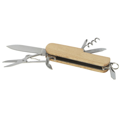 Couteau de poche Richard en bois à 7 fonctions