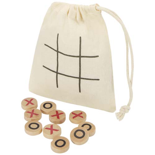 Jeu de morpion Whorl en bois