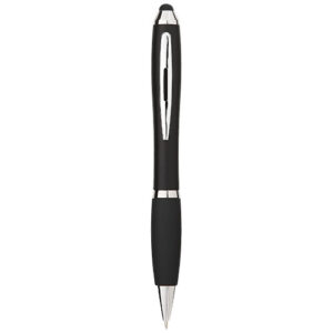 Stylo bille stylet coloré avec grip noir Nash (encre noire)