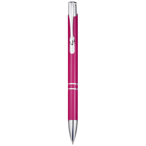 Stylo bille rétractable en aluminium Moneta (encre bleue)