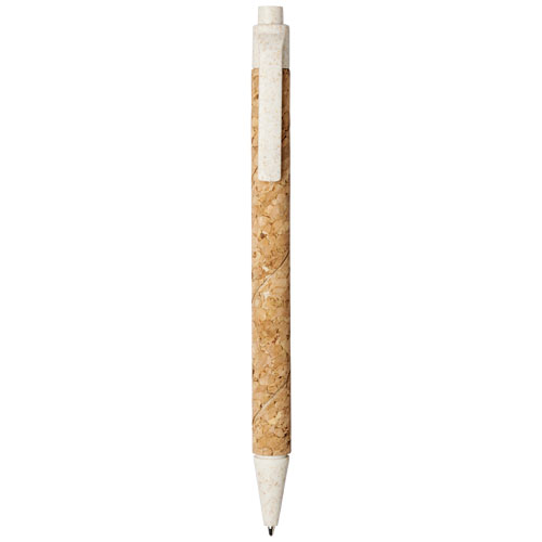 Stylo bille Midar en liège et paille de blé (encre noire)