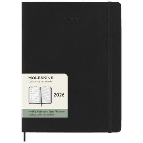 Agenda XL 12 mois Moleskine à couverture souple