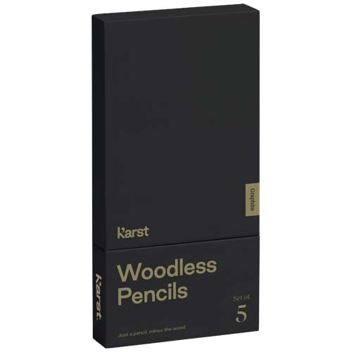 Ensemble de crayons graphite 5 pièces K’arst® 2B sans bois