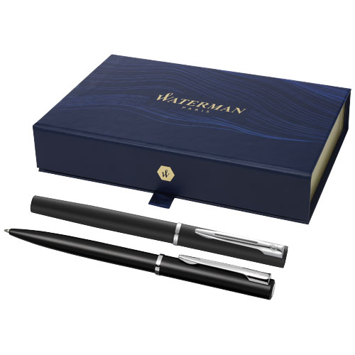 Parure de stylos bille et roller Allure (encre noire)