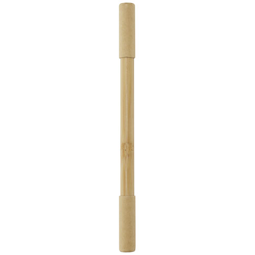 Stylo duo en bambou Samambu (encre noire)