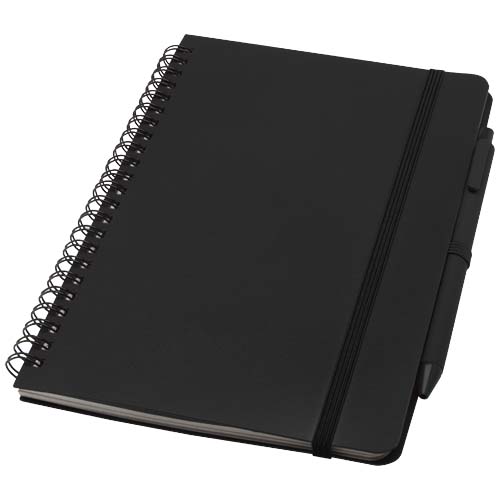 Carnet à couverture rigide d’origine océanique Thalaasa A5 avec stylo bille (encre noire)