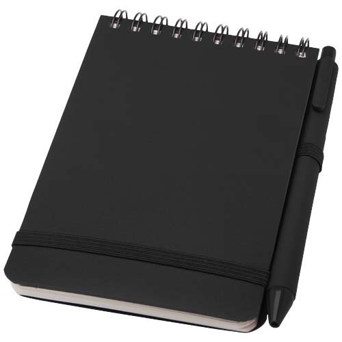 Carnet à couverture rigide d’origine océanique Thalaasa A6 avec stylo bille (encre noire)