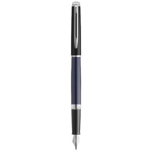 Stylo plume Waterman Hemisphere avec habillage palladium (encre bleue)