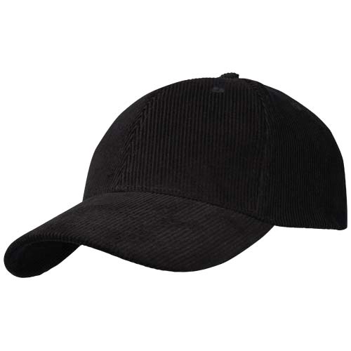 Casquette 6 panneaux Hutton en velours côtelé recyclé