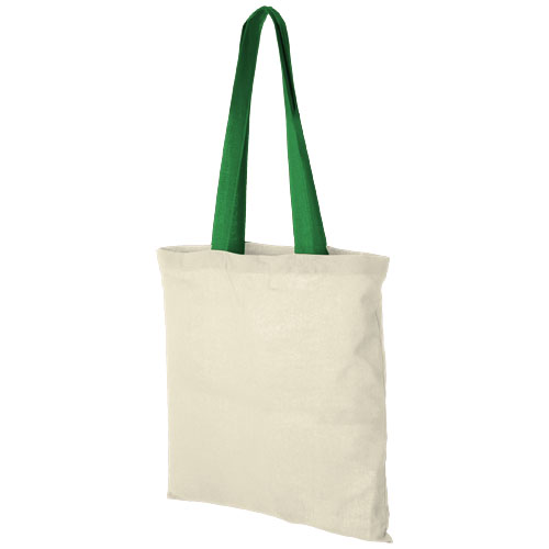 Sac coton Nevada 100 gr/m² avec poignées de couleur 7L
