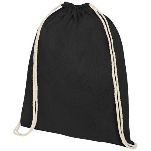 Sac à dos Oregon en coton de 140 g/m² avec cordon de serrage 5L