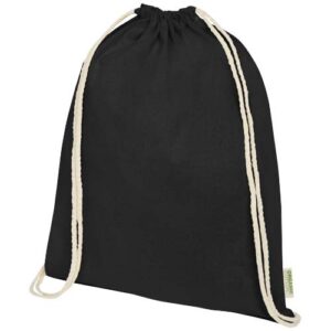 Sac à dos avec cordon en coton organique Orissa 140 g/m² 5L