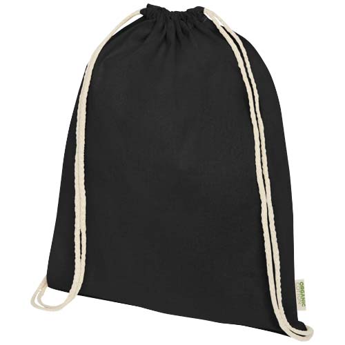 Sac à dos avec cordon en coton organique Orissa 140 g/m² 5L