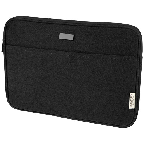 Housse pour ordinateur portable Joey de 2 L en toile recyclée GRS 14 pouces