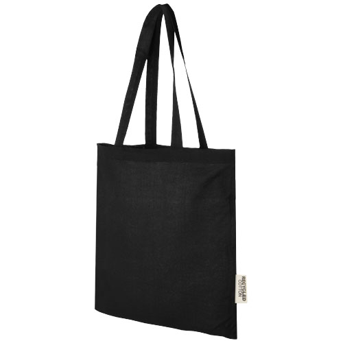Sac shopping Madras en coton certifié GRS de 140 g/m2 de 7 L