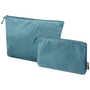 Set de trousses de toilette en velvet gomme recyclées GRS Swift