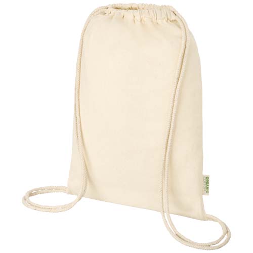 Sac refermable à cordon Odisha de 5 L bio certifié OCS 100 g/m²