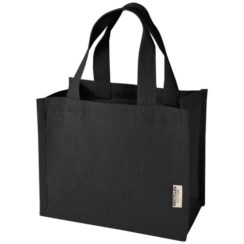 Mini sac shopping Odessa à soufflet en coton recyclé de 9 L et 220 g/m² certifié GRS