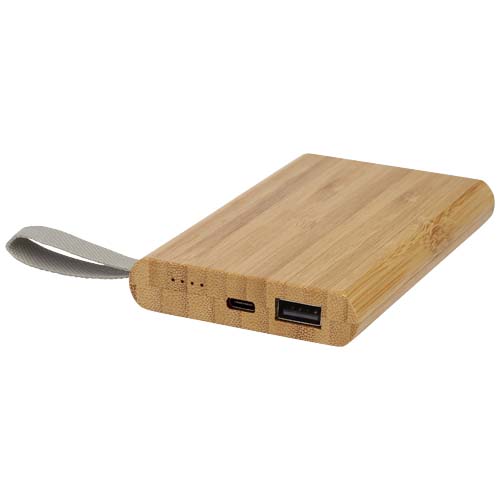Batterie de secours Tulda de 5 000 mAh en bambou