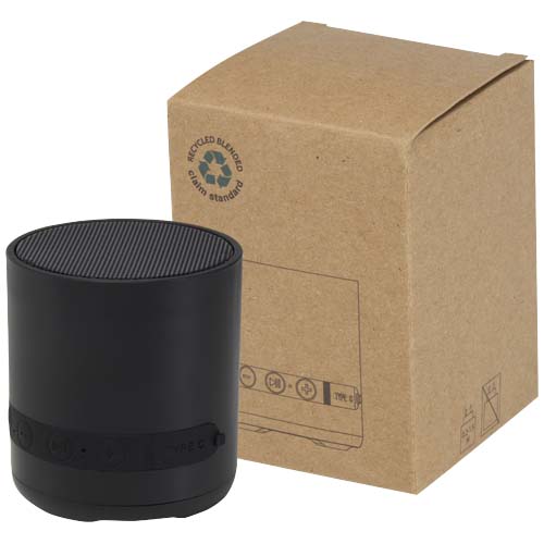 Haut-parleur Hunor sans fil de 3 W en plastique recyclé