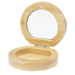 Miroir de poche Afrodit en bambou