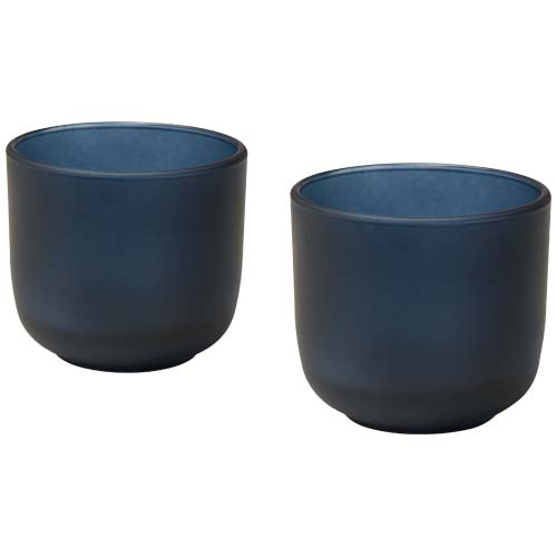 Gobelets en verre Male de 200 ml - lot de 2 en finition mate
