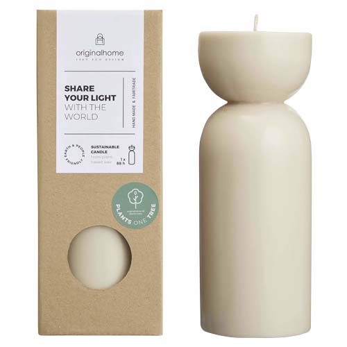 Bougie bio Originalhome de taille moyenne