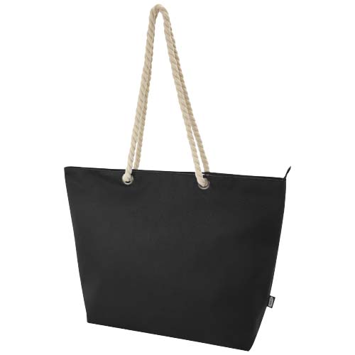 Sac shopping Panama recyclé GRS isotherme de plage avec poignées en cordelette 23L