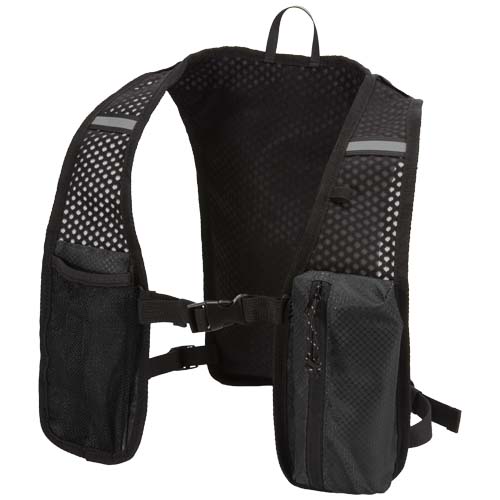 Gilet de course Nomad de 5 L en matériaux recyclés certifiés GRS avec système d’hydratation