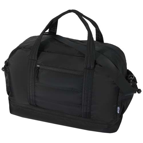 Sac de voyage Puffer recyclé certifié GRS avec fond isolé de 30 L