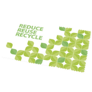 Petit chiffon de nettoyage Caro en PET recyclé