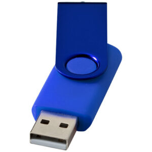 Clé USB rotative métallisée