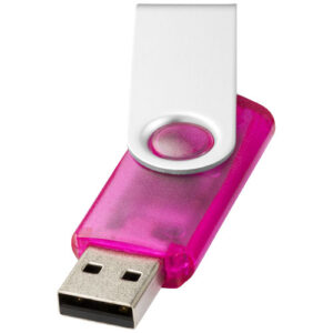 Clé USB rotative translucide