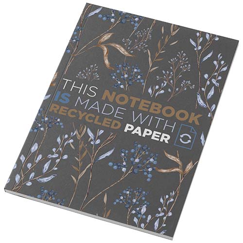 Cahier Novella Austen recyclé A5 à couverture souple de 50 feuilles