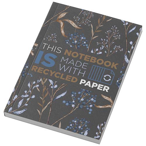 Cahier Novella Austen recyclé A6 à couverture souple de 100 feuilles