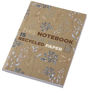 Cahier kraft Novella Austen A5 recyclé à couverture souple de 100 feuilles