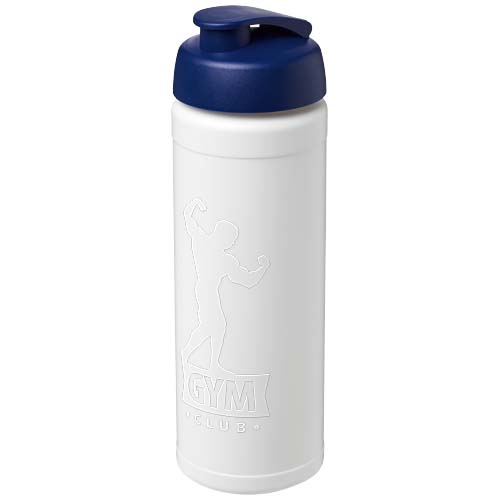 Bouteille de sport Baseline Rise de 750 ml recyclée avec couvercle rabattable