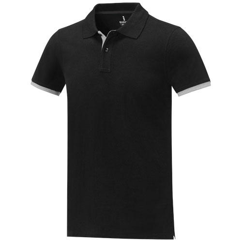 Polo Morgan manches courtes deux tons homme