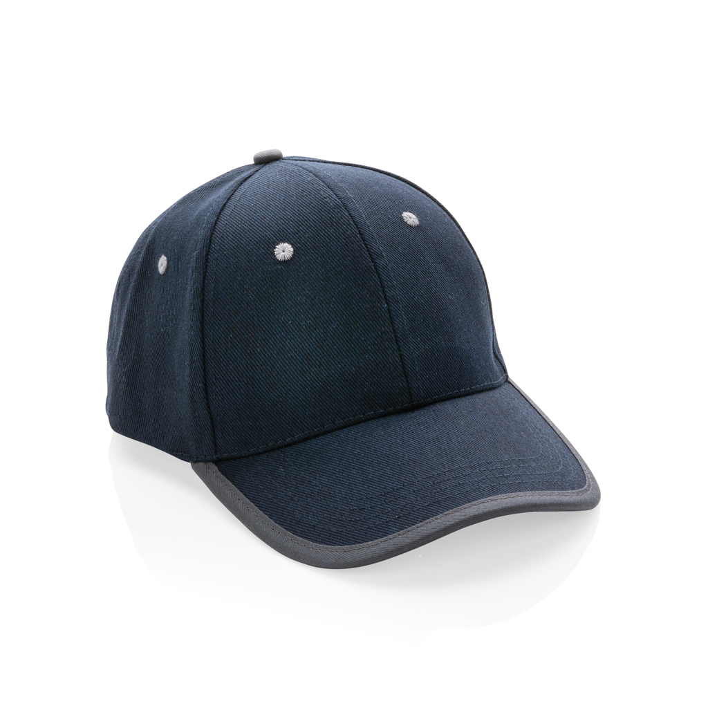 Casquette contraste 6 panneaux coton recyclé Impact AWARE™