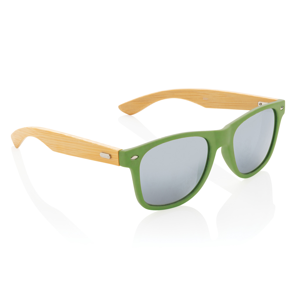 Lunettes de soleil en bambou et plastique recyclé RCS