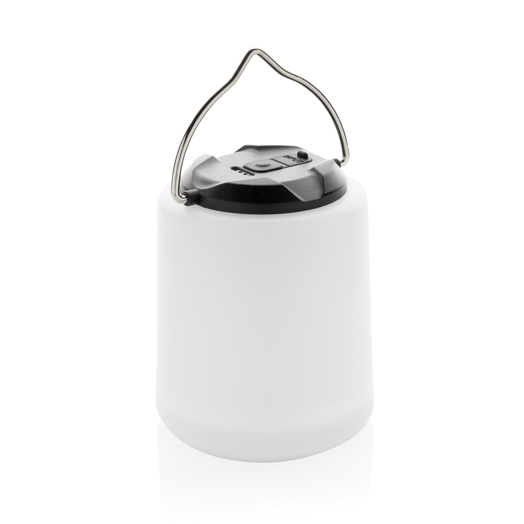 Lampe de table rechargeable en plastique recyclé RCS Limio