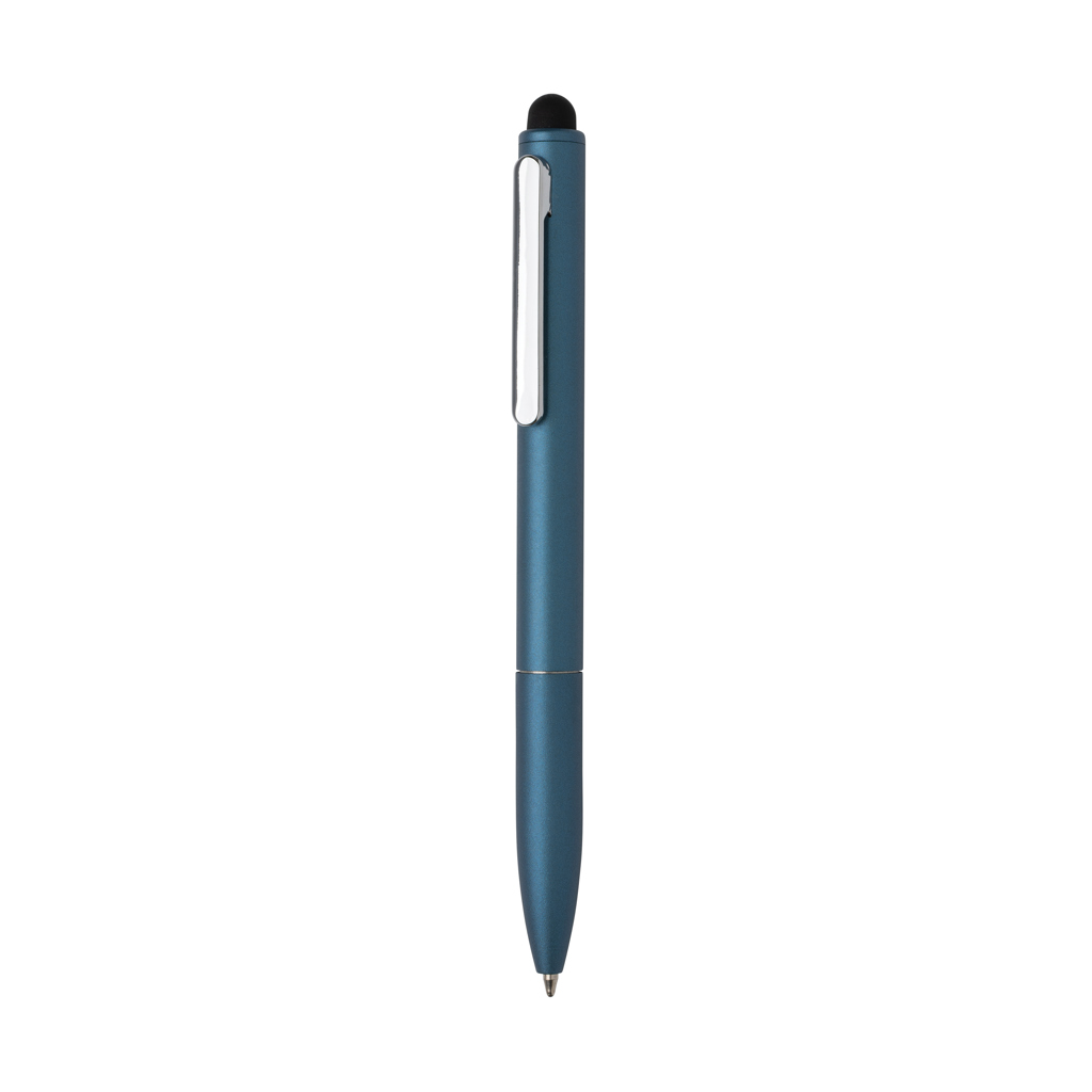 Stylo en aluminium recyclé certifié RCS avec stylet Kymi