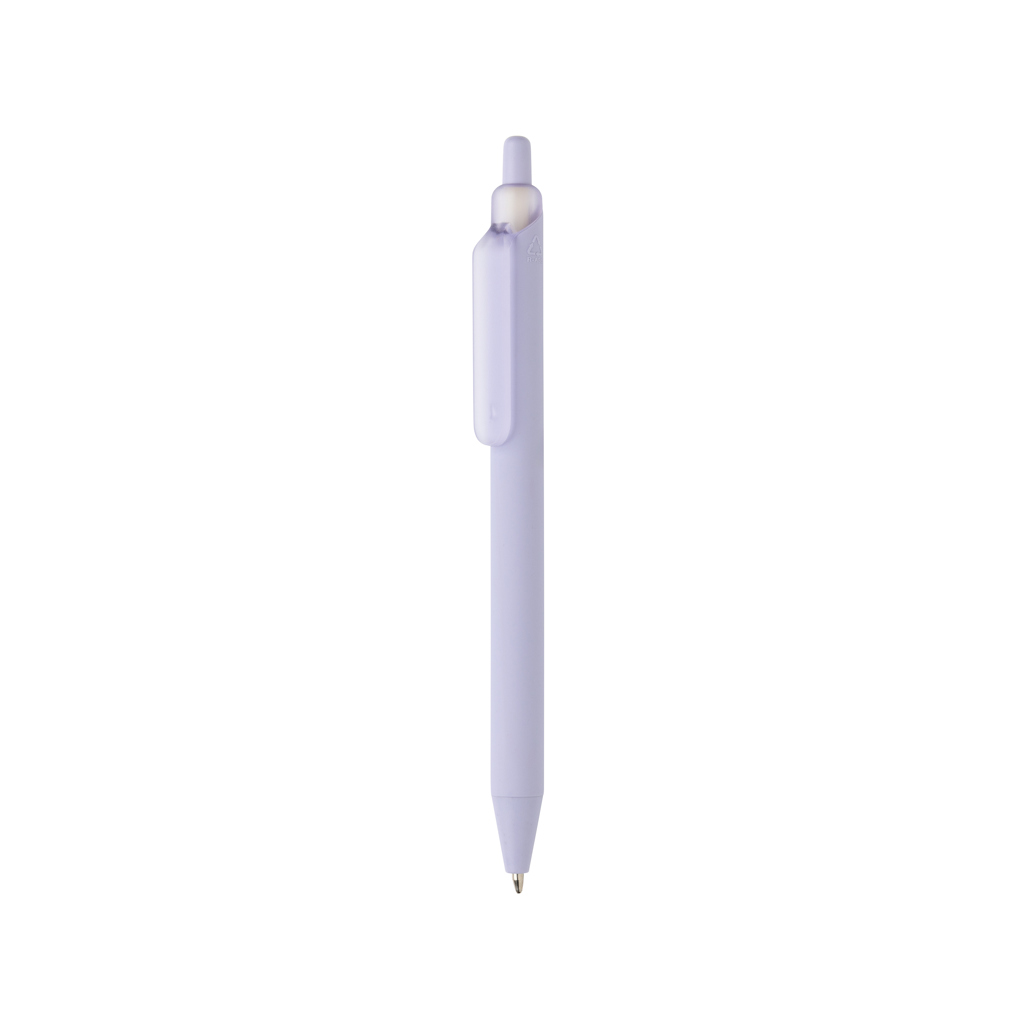Stylo avec finition gomme en ABS recyclé certifié GRS Tide