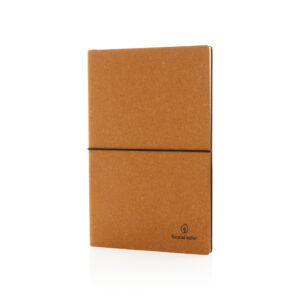 Carnet de notes A5 en cuir recyclé GRS